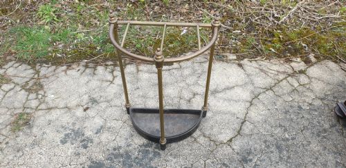 Victorian Brass Stick and Umbrella Stand.