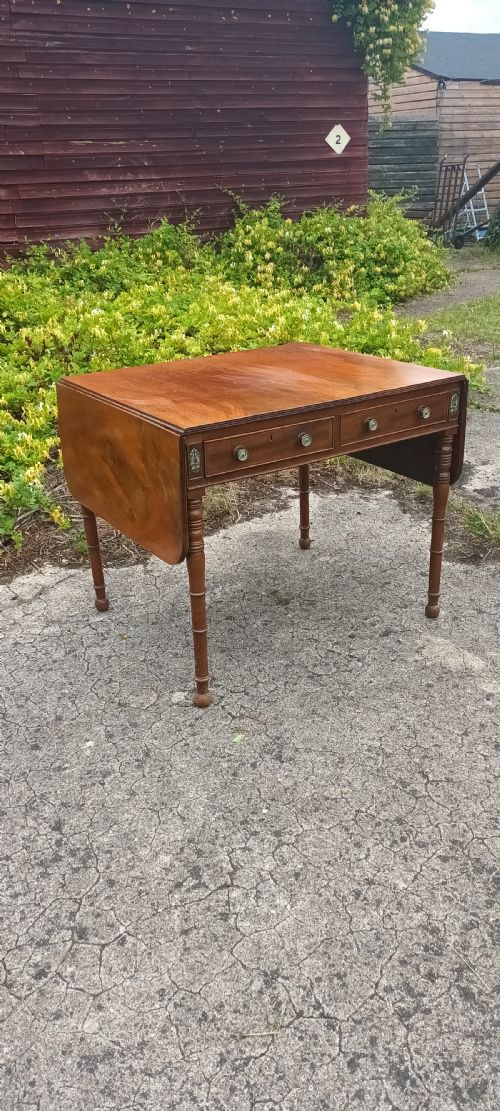 Mahogany Free Standing Sofa Table.