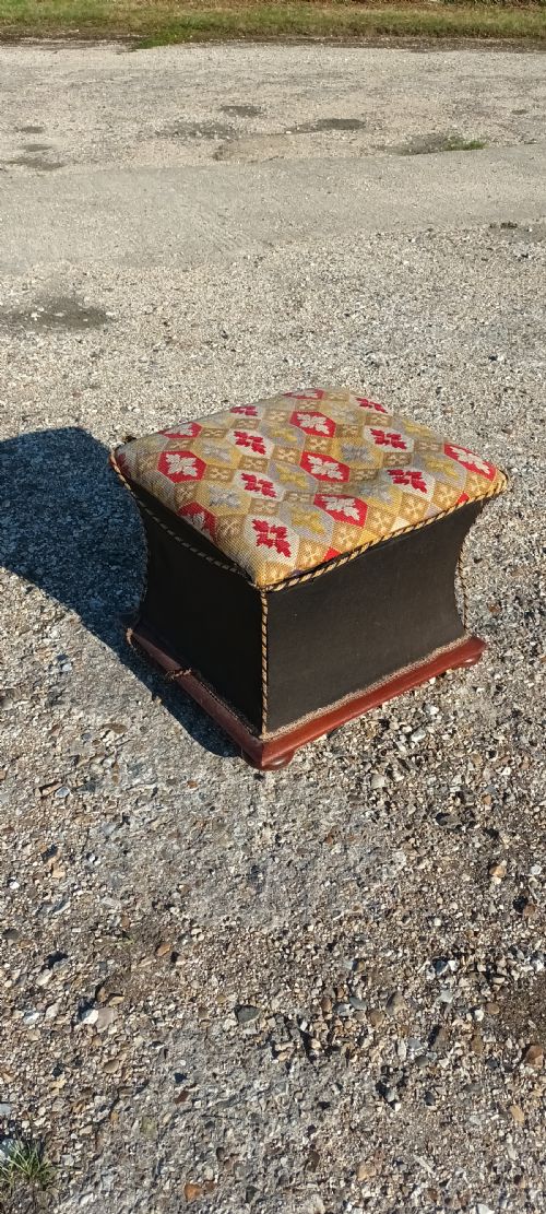 Victorian Box Seat Stool