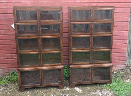 Pair of Mahogany Minty Bookcase Cabinets.