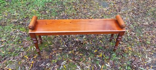 Mahogany Hall Bench Seat.