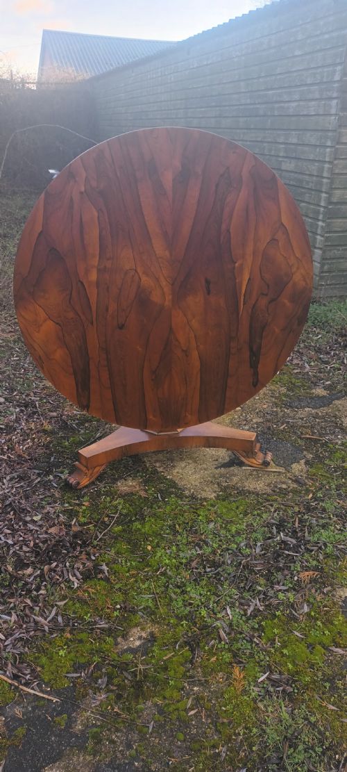 Regency Rosewood Tip Top Pedestal Table 
