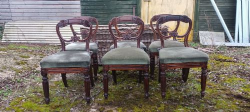 SET 6 REGENCY DINING CHAIRS IN THE MANNER OF GILLOWS - ADDITIONAL PHOTO 2