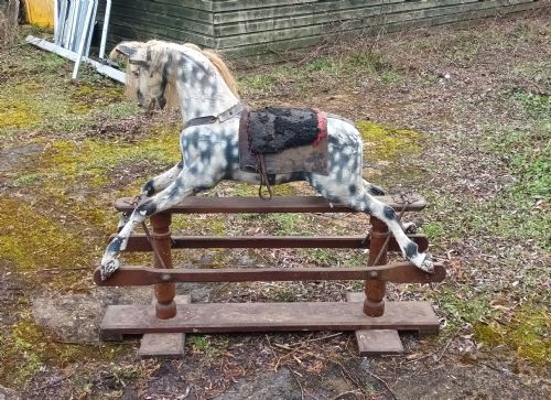 Early 20th Century Carved Rocking Horse