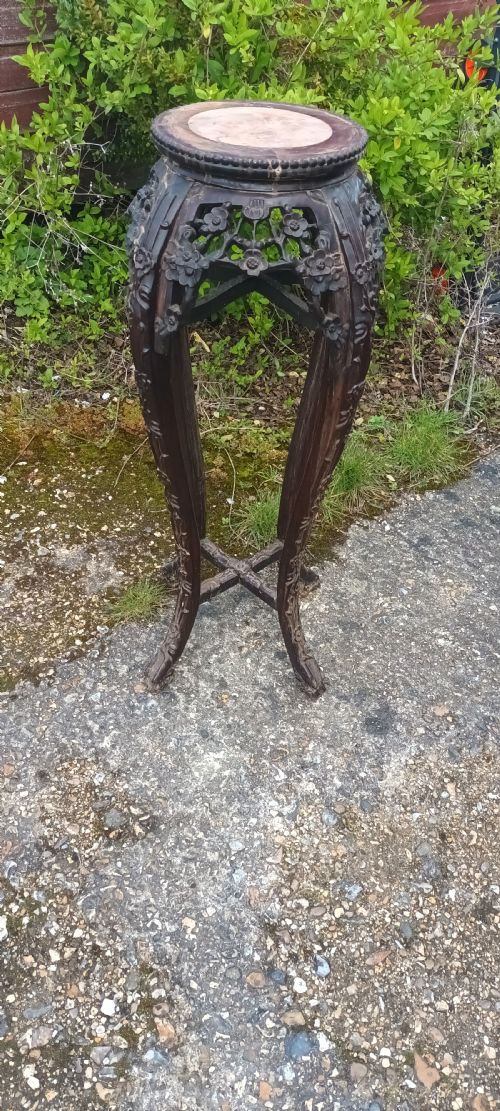 Carved Chinese Stand