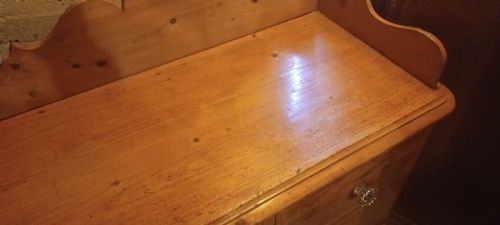 VICTORIAN PINE CHEST OF DRAWERS - ADDITIONAL PHOTO 6