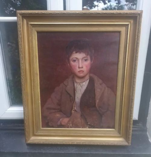 Victorian or Edwardian Welsh Portrait by Anderson Hague