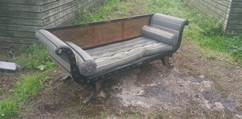 19th Century Decorated Chaise Longue.
