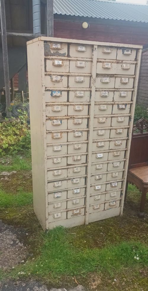 Good Bank of Industrial Drawers.