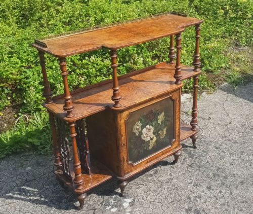 Victorian Walnut Side Cabinet