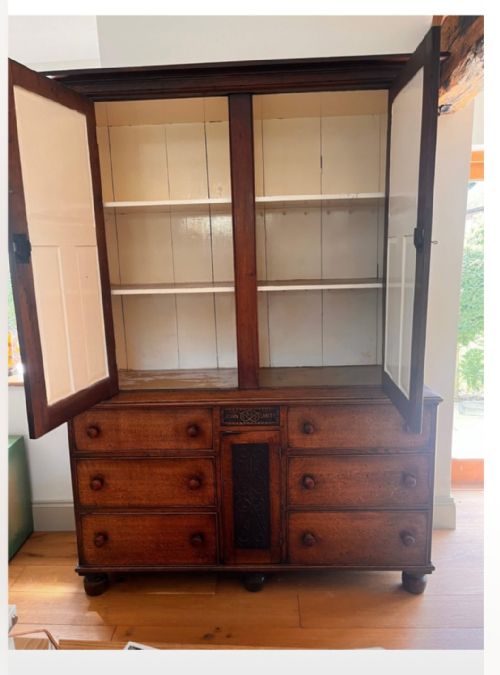Victorian Oak House Keepers Cupboard from the John Smiths Brewery.
