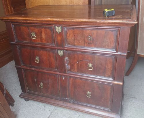 17th Century Yew,oak and Elm Chest of Drawers.