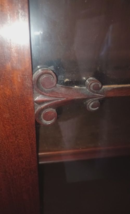 REGENCYEARLY VICTORIAN MAHOGANY LIBRARY BOOKCASE - ADDITIONAL PHOTO 13