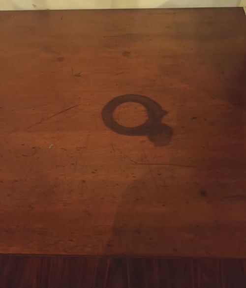 USEFUL INLAID MAHOGANY DWARF LINEN PRESS CUPBOARD WARDROBE - ADDITIONAL PHOTO 15