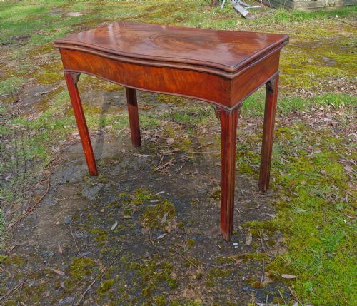 Georgian Mahogany Games Table.