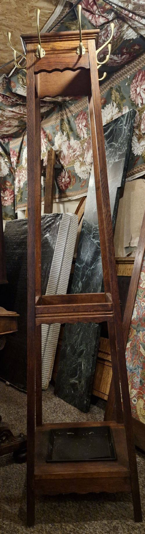 Early 20th Century Umbrella and Coat Hallstand
