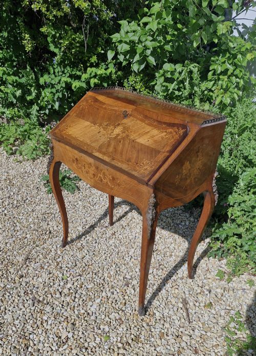 INLAID ROSEWOOD BUREAU DE DAME - ADDITIONAL PHOTO 5
