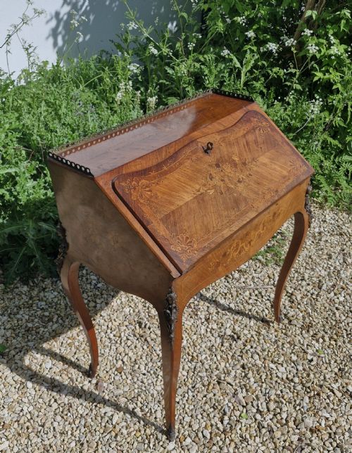 INLAID ROSEWOOD BUREAU DE DAME - ADDITIONAL PHOTO 6