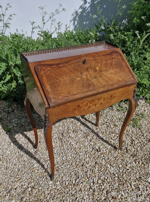 INLAID ROSEWOOD BUREAU DE DAME - ADDITIONAL PHOTO 7