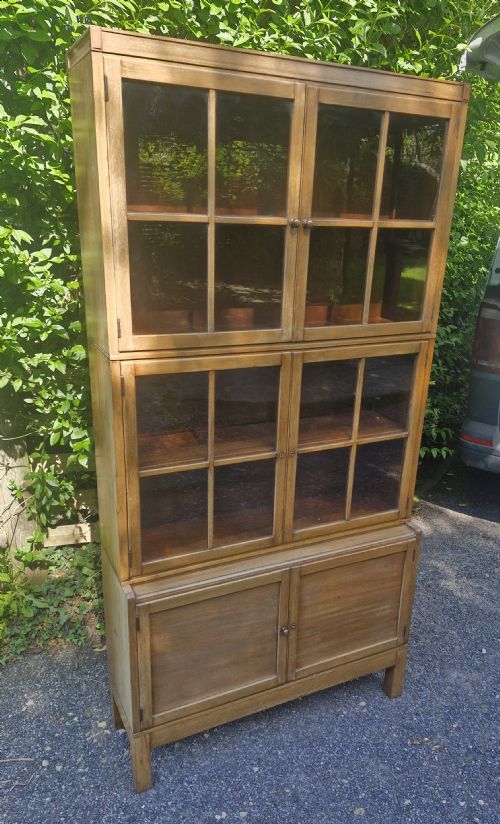 MAHOGANY 3 SECTION MINTY STYLE SECTIONAL BOOKCASE - ADDITIONAL PHOTO 6