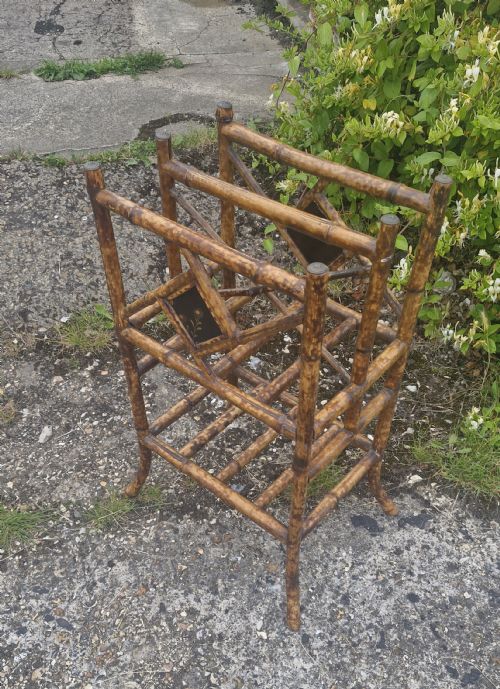 Late Victorian Bamboo Canterbury.