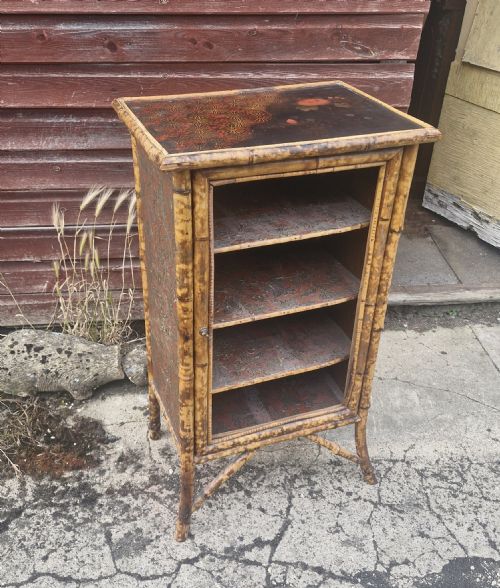 Victorian Bamboo Cabinet