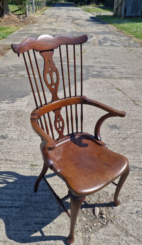 Mahogany Windsor Armchair.