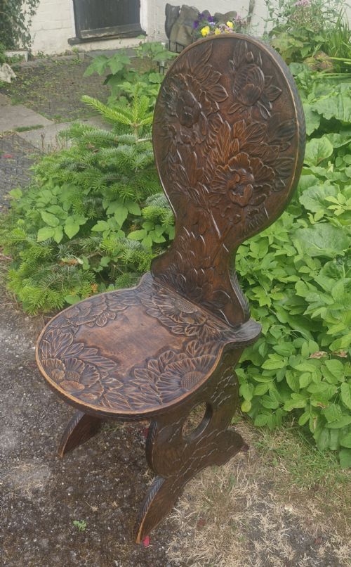Carved Liberty's Design Hall Chair.