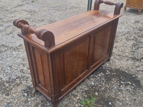 UNUSUAL LATE VICTORIAN DUET STOOL - ADDITIONAL PHOTO 5