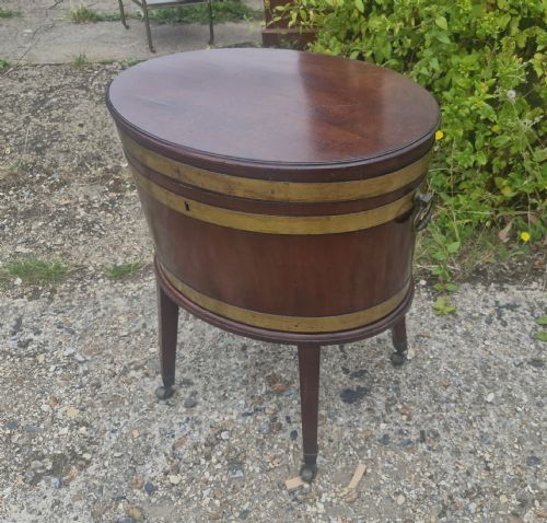 Georgian Mahogany Wine Cooler.
