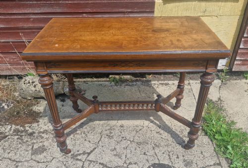 Victorian Oak Games Table by Jones,marsh and Cribb.