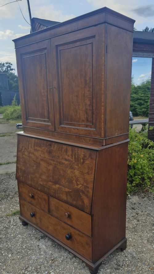 GOOD QUALITY MAHOGANY BUREAU CABINET - ADDITIONAL PHOTO 7
