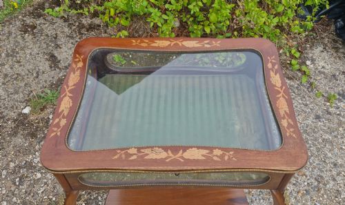 EDWARDIAN INLAID BIJOUTERIE DISPLAY TABLE - ADDITIONAL PHOTO 2