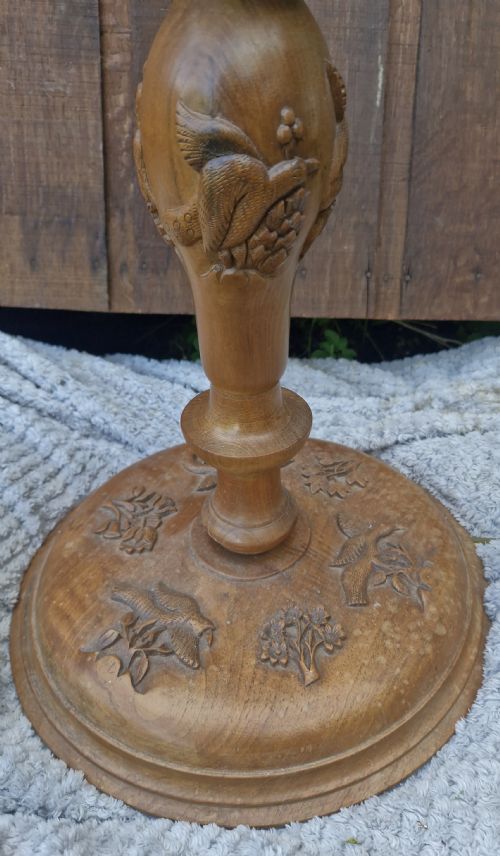 CARVED LAMP STANDARD - ADDITIONAL PHOTO 5