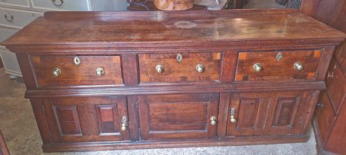 Antique Oak Dresser Base.