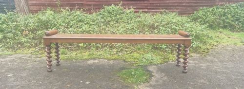 Good Large 19th Century Oak Hall Bench.