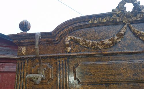 LATE 19TH CENTURY NARROW HALL STAND - ADDITIONAL PHOTO 5