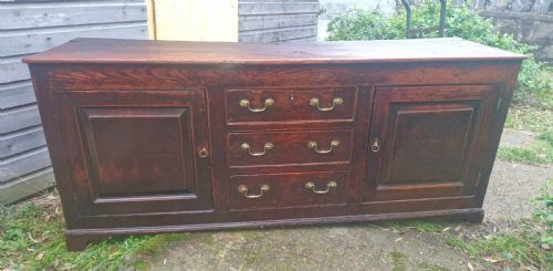 Georgian Oak Dresser Base.