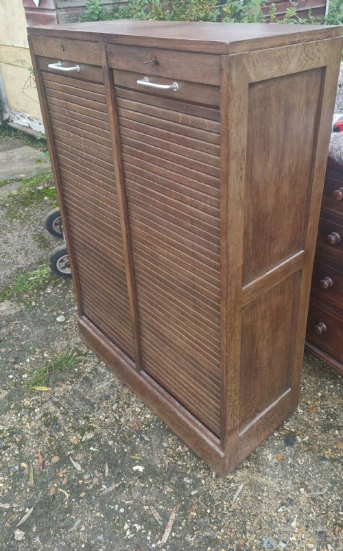 DOUBLE TAMBOUR FRONT OFFICE FILING CABINET - ADDITIONAL PHOTO 4