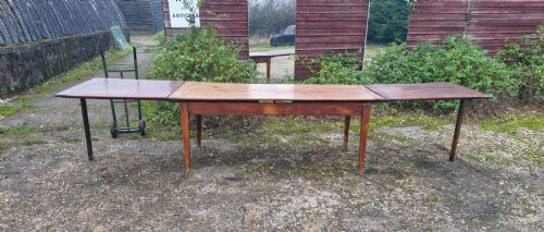 Large French Farmhouse House Extending Dining Table.