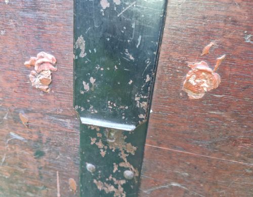 GOOD SIZED MID 19TH CENTURY OAK SILVER CHEST - ADDITIONAL PHOTO 3
