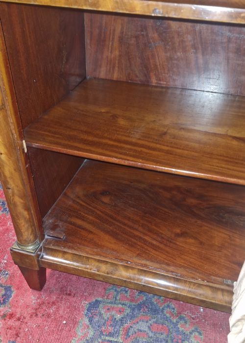EARLY VICTORIAN MAHOGANY SINGLE DOOR SIDE CABINET - ADDITIONAL PHOTO 2