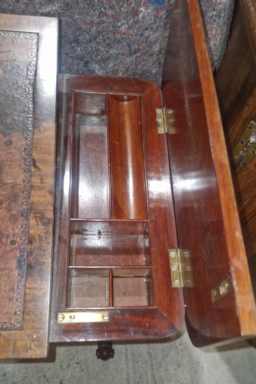 REGENCY MAHOGANY WRITING TABLE - ADDITIONAL PHOTO 8