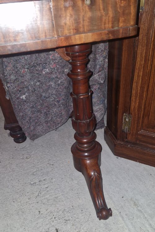 REGENCY MAHOGANY WRITING TABLE - ADDITIONAL PHOTO 11