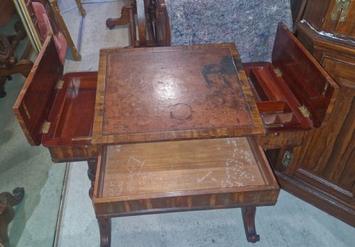 REGENCY MAHOGANY WRITING TABLE - ADDITIONAL PHOTO 15