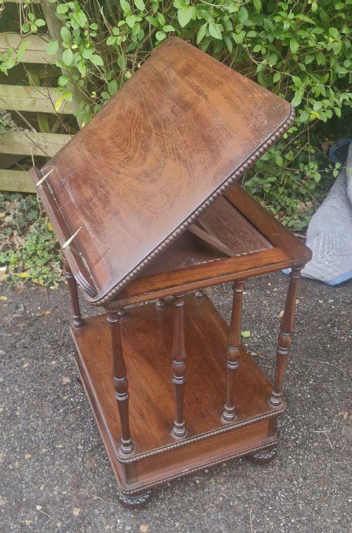 Regency Mahogany Reading Stand in the Manner of Gillows.