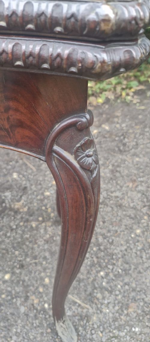 18TH CENTURY MAHOGANY CONCERTINA ACTION GAMES TABLE - ADDITIONAL PHOTO 2