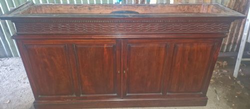 LARGE MAHOGANY LIBRARY BOOKCASE - ADDITIONAL PHOTO 1
