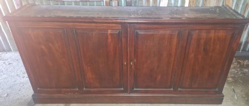 LARGE MAHOGANY LIBRARY BOOKCASE - ADDITIONAL PHOTO 4