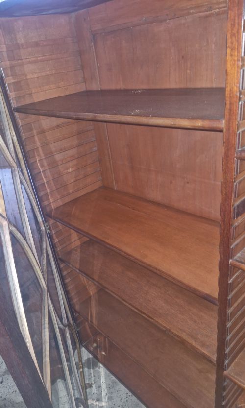 LARGE MAHOGANY LIBRARY BOOKCASE - ADDITIONAL PHOTO 11